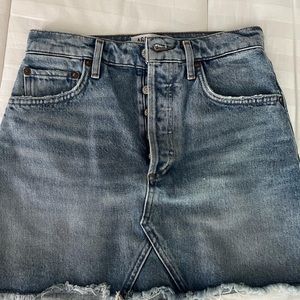 Agolde jean skirt